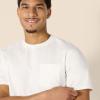 imageAmazon Essentials Mens RelaxedFit Heavyweight Cotton Pocket TShirtWhite