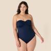 imageAmazon Essentials Womens Bandeau One Piece SwimsuitNavy