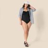 imageAmazon Essentials Womens Bandeau One Piece SwimsuitWashed Black