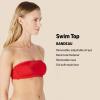 imageAmazon Essentials Womens Bandeau Swim TopBrick Red Leopard