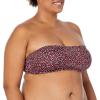 imageAmazon Essentials Womens Bandeau Swim TopBrick Red Leopard