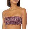 imageAmazon Essentials Womens Bandeau Swim TopBrick Red Leopard