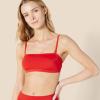 imageAmazon Essentials Womens Bandeau Swim TopBright Poppy Red