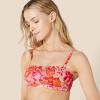imageAmazon Essentials Womens Bandeau Swim TopBright Red Multi Folk Floral
