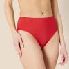 imageAmazon Essentials Womens High Waist High Leg Bikini BottomBright Poppy Red