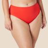 imageAmazon Essentials Womens High Waist High Leg Bikini BottomBright Poppy Red