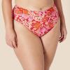 imageAmazon Essentials Womens High Waist High Leg Bikini BottomBright Red Multi Folk Floral