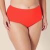 imageAmazon Essentials Womens High Waist Swim Bottom Available in Plus SizeBright Poppy Red