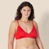 imageAmazon Essentials Womens LightSupport Classic Bikini Swimsuit TopBright Poppy Red