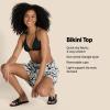 imageAmazon Essentials Womens Triangle Bikini TopWashed Black