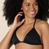 imageAmazon Essentials Womens Triangle Bikini TopWashed Black