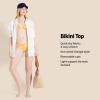 imageAmazon Essentials Womens Triangle Bikini TopYellow Multi Folk Floral