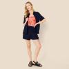 imageAmazon Essentials womens Womens Onepiece Coverage Swimsuit Available in Plus SizeBright Red Multi Folk Floral