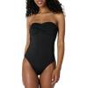 imageAmazon Essentials Womens Bandeau One Piece SwimsuitWashed Black