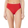 imageAmazon Essentials Womens High Waist High Leg Bikini BottomBright Poppy Red