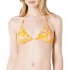 imageAmazon Essentials Womens Triangle Bikini TopYellow Multi Folk Floral