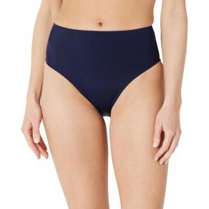 imageAmazon Essentials Womens High Waist High Leg Bikini BottomNavy