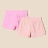 imageAmazon Essentials Girls and Toddlers SweatShorts Pack of 2Light PinkPink
