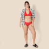 imageAmazon Essentials Womens Classic Bikini Swimsuit BottomBright Poppy Red