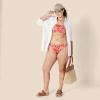 imageAmazon Essentials Womens Classic Bikini Swimsuit BottomBright Red Multi Folk Floral
