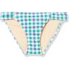 imageAmazon Essentials Womens Side Tab Bikini Swimsuit BottomBlue Green Gingham