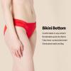imageAmazon Essentials Womens Side Tab Bikini Swimsuit BottomBright Poppy Red