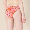 imageAmazon Essentials Womens Side Tab Bikini Swimsuit BottomBright Red Multi Folk Floral