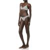 imageAmazon Essentials Womens Side Tab Bikini Swimsuit BottomNavy White Ditsy Floral