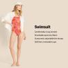 imageAmazon Essentials Womens Thin Strap onePiece SwimsuitBright Red Multi Folk Floral