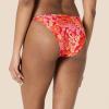 imageAmazon Essentials Womens Tie Side Bikini BottomBright Red Multi Folk Floral