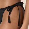 imageAmazon Essentials Womens Tie Side Bikini BottomWashed Black