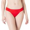 imageAmazon Essentials Womens Side Tab Bikini Swimsuit BottomBright Poppy Red