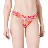 imageAmazon Essentials Womens Side Tab Bikini Swimsuit BottomBright Red Multi Folk Floral