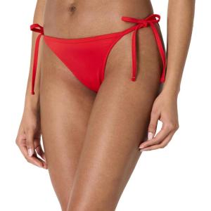 imageAmazon Essentials Womens Tie Side Bikini BottomBright Poppy Red