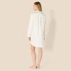 imageAmazon Essentials Womens Satin ButtonDown Sleepwear NightshirtIvory