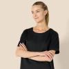 imageAmazon Essentials Womens Satin Sleeve TShirt and Short Sleepwear SetBlack