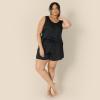 imageAmazon Essentials Womens Satin Tank Top and Short Sleepwear SetBlack