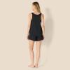 imageAmazon Essentials Womens Satin Tank Top and Short Sleepwear SetBlack