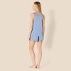 imageAmazon Essentials Womens Satin Tank Top and Short Sleepwear SetDusty Blue