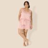 imageAmazon Essentials Womens Satin Tank Top and Short Sleepwear SetDusty Rose