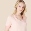 imageAmazon Essentials Womens Soft Cotton Blend Short Sleeve TShirt and Pant Sleepwear SetLight Pink