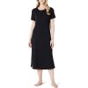 imageAmazon Essentials Womens Soft Cotton Blend Short Sleeve Sleep NightgownBlack