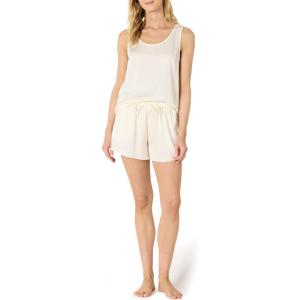 imageAmazon Essentials Womens Satin Tank Top and Short Sleepwear SetIvory