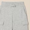 imageAmazon Essentials Boys Terry Cargo Sweat ShortsLight Grey Heather