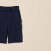 imageAmazon Essentials Boys Terry Cargo Sweat ShortsNavy