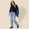 imageAmazon Essentials Womens 100 Cotton RegularFit LongSleeve Crewneck TShirtBlack