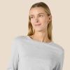 imageAmazon Essentials Womens 100 Cotton RegularFit LongSleeve Crewneck TShirtLight Grey Heather