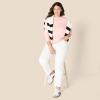 imageAmazon Essentials Womens 100 Cotton RegularFit LongSleeve Crewneck TShirtRose