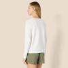 imageAmazon Essentials Womens 100 Cotton RegularFit LongSleeve Crewneck TShirtWhite