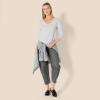 imageAmazon Essentials Womens 100 Cotton RegularFit LongSleeve VNeck TShirtLight Grey Heather